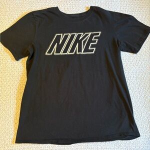 Nike Black Tee with Bold Logo